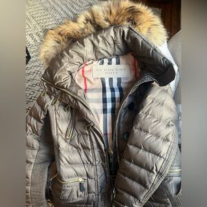 Burberry Brit Striped Lining Jacket